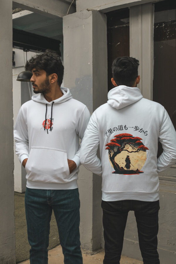 SAMURAI PATH - White Hoodie